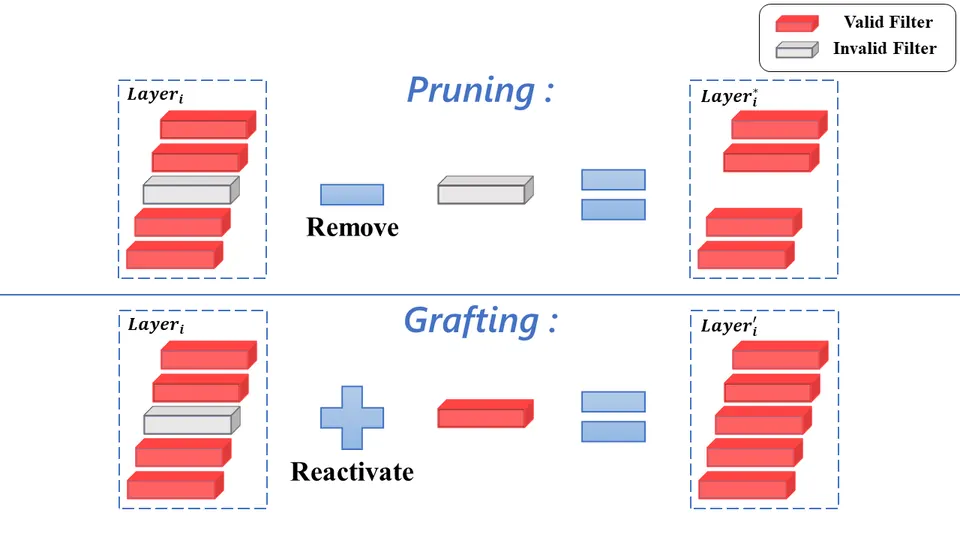 Filter grafting training illustration